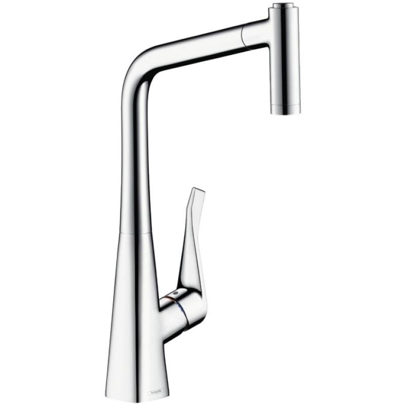 Hansgrohe Змішувач для кухні Metris Steel Optic (14820800)