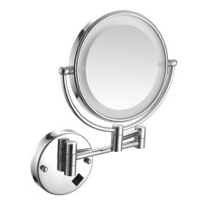 VOLLE Дзеркало кругле, механічне включення, підвісне, cromo, (2500.280901)