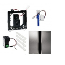 Geberit HYTOUCH SQUARE система електронного керування змиванням пісуара, живлення від мережі, захисна панель типу 50, хромований, матовий, (116.026.GH.1)