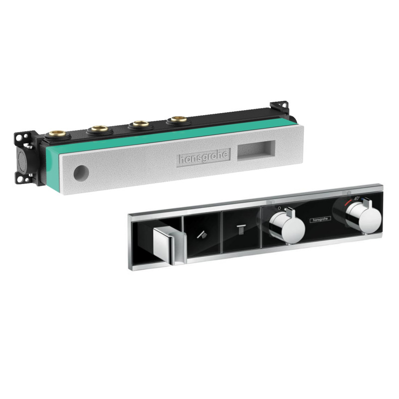 Hansgrohe Змішувач для душа RainSelect 15355600+15310180, хром, (15355600+15310180)