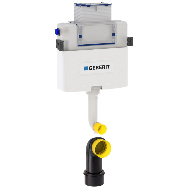 Geberit Omega змивний бачок прихованого монтажу з фронтальним або горизонтальним управлінням, глибина 12 см, висота 98 см, для змивних клавіш Omega, (109.050.00.1)