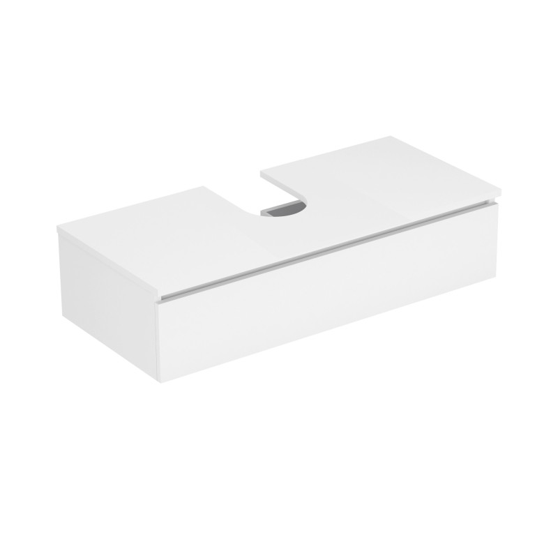 VOLLE LEON тумба 80см підвісна зі стільницею, 1 ящик, blanco, (1911.388007)