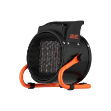 2E Теплова гармата електрична, 2кВт, 20м2, 197 м3/год, керамічний нагр.елемент (PTC), чорний (2E-AHC2000)