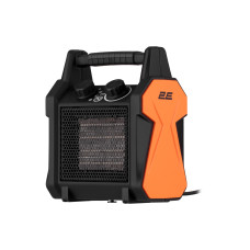 2E Теплова гармата електрична, 2кВт, 20м2, 139 м3/год, керам. нагр.елемент (PTC), переносна, чорний (2E-AHC2000P)