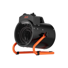 2E Теплова гармата електрична, 3кВт, 30м2, 286 м3/год, нагр.елемент - нерж.сталь, IPX4, чорний (2E-AHT3000)