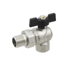 Raftec Кран кульовий BLACK DN15 НВ 1/2" метелик DRBS1-U