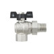 Raftec Кран кульовий BLACK DN15 НВ 1/2" метелик DRBS1-U