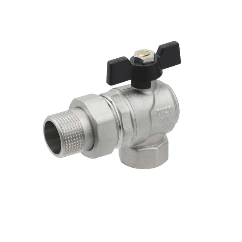 Raftec Кран кульовий BLACK DN20 ВН 3/4"метелик DRBS2-U