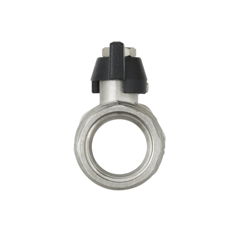 Raftec Кран кульовий з американкою BLACK PN40 ВЗ 3/4" метелик DRBS2