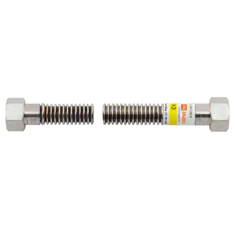 FADO Нержавіючий Шланг Газ ВВ 3/4" 80см (SGB80)